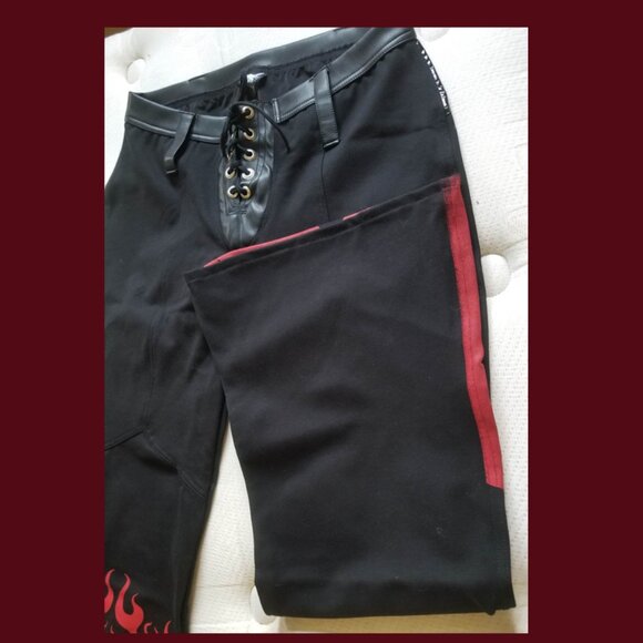 Toxic Vision El Diablo boot cut pants XL genuine - Picture 10 of 10